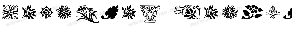 Printers Ornaments One字体转换
